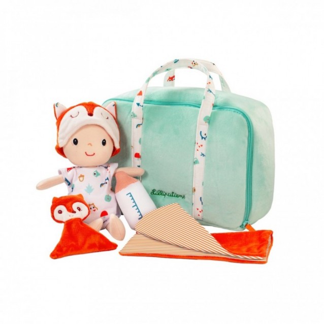 BN Kleidung Kleinkind Spielzeug Geschenk 12m Lilliputiens weiche Baby Puppe ARI Plüsch Dolly 