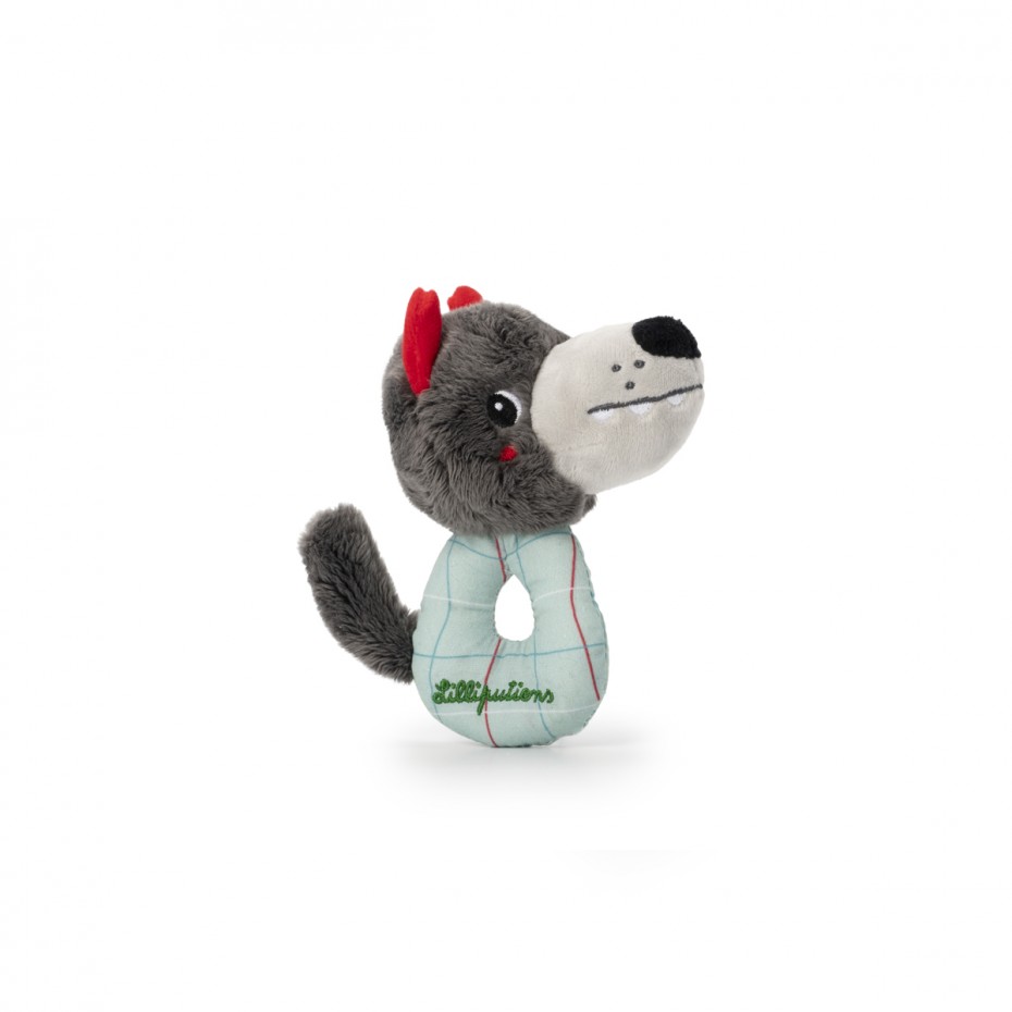 Mini rattle Louis the wolf