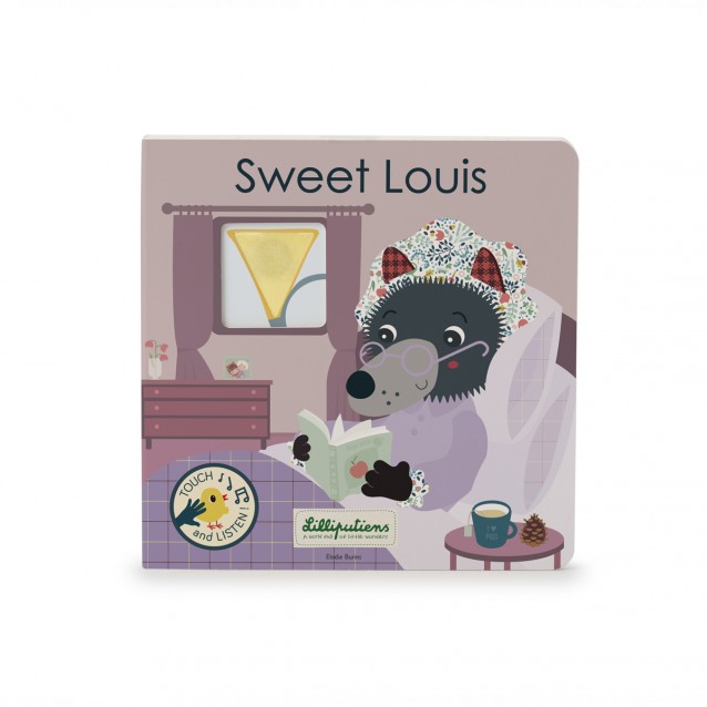 Voelboek met geluiden "Sweet Louis"