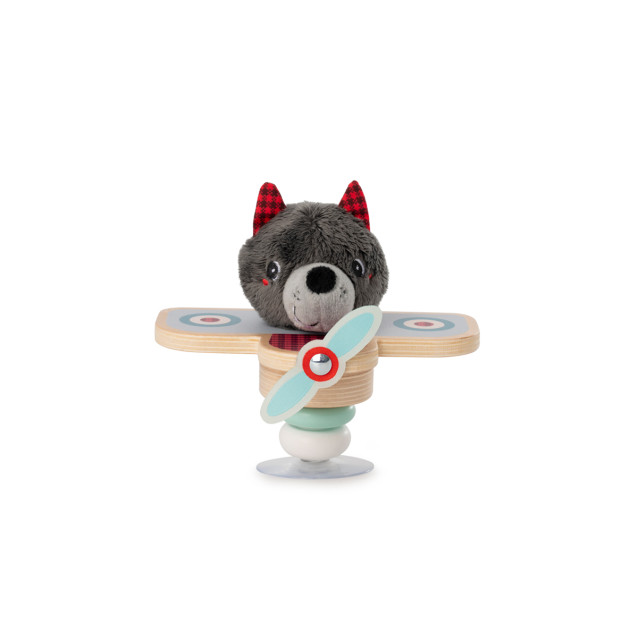 Airplane pilot swing Louis the wolf